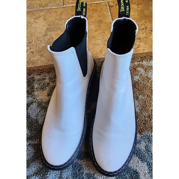Doc Martens Chelsea Boots White - Picture 4 of 11
